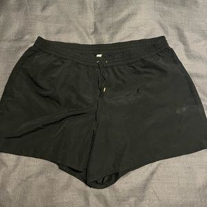 Cacique Black Drawstring Swim Shorts 22/24